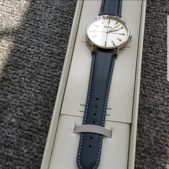 Breda Navy Belmont Men Watch - Picture 3 of 7